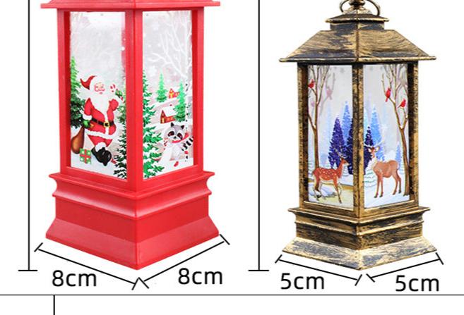 Luminária Mágica de Natal - Enfeite Iluminado para Mesa e Árvore