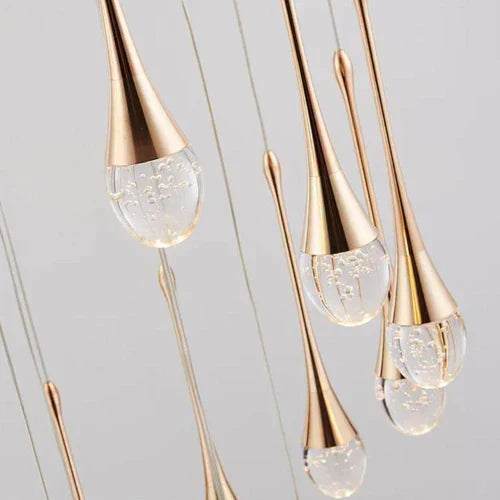 Lustre Pendente Crystal Drop