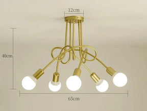 Lustre Sputnik Entrelaçado LED