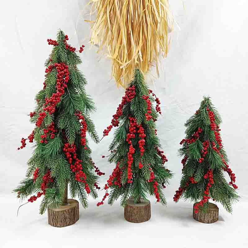 Mini Árvore de Natal Decorativa 3 Peças